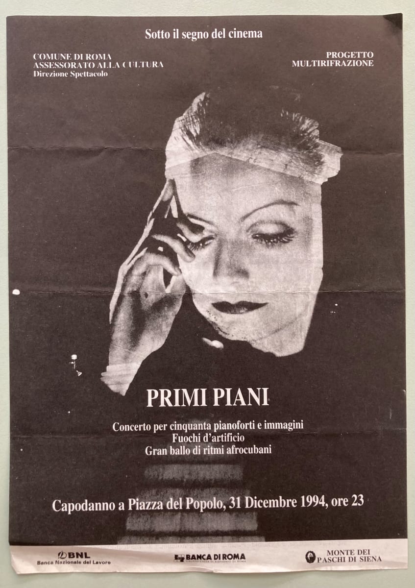 Primi Piani flyer by Comune di Roma Assessorato alla Cultura 