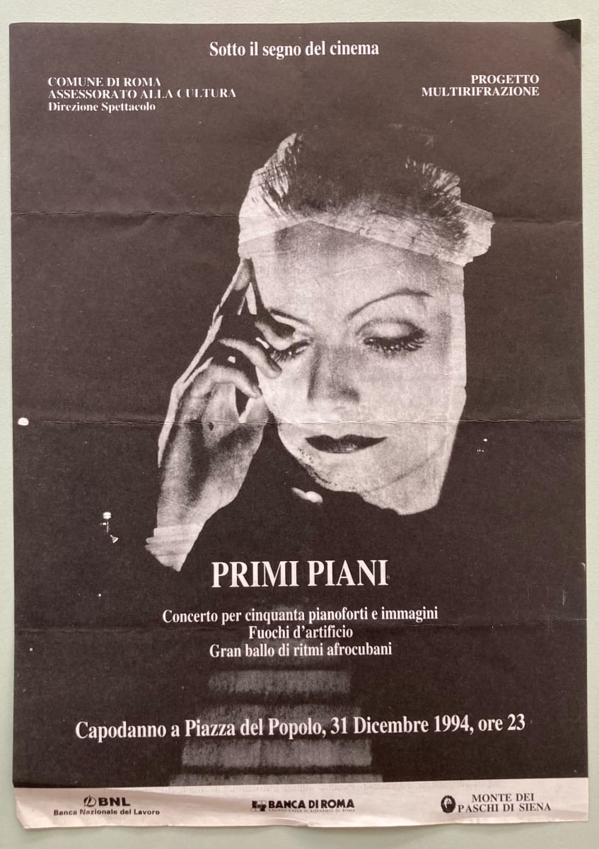 Primi Piani flyer by Comune di Roma Assessorato alla Cultura, Image 1.