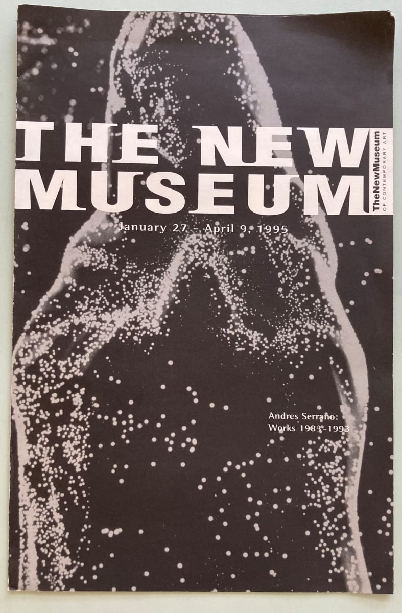 Andres Serrano Works 1983-1993 by New Museum, Image 1.