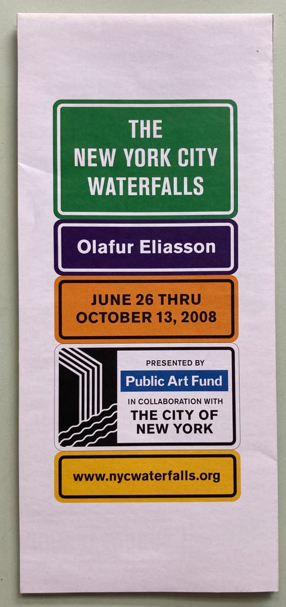 The New York City Waterfalls by Olafur Eliasson 