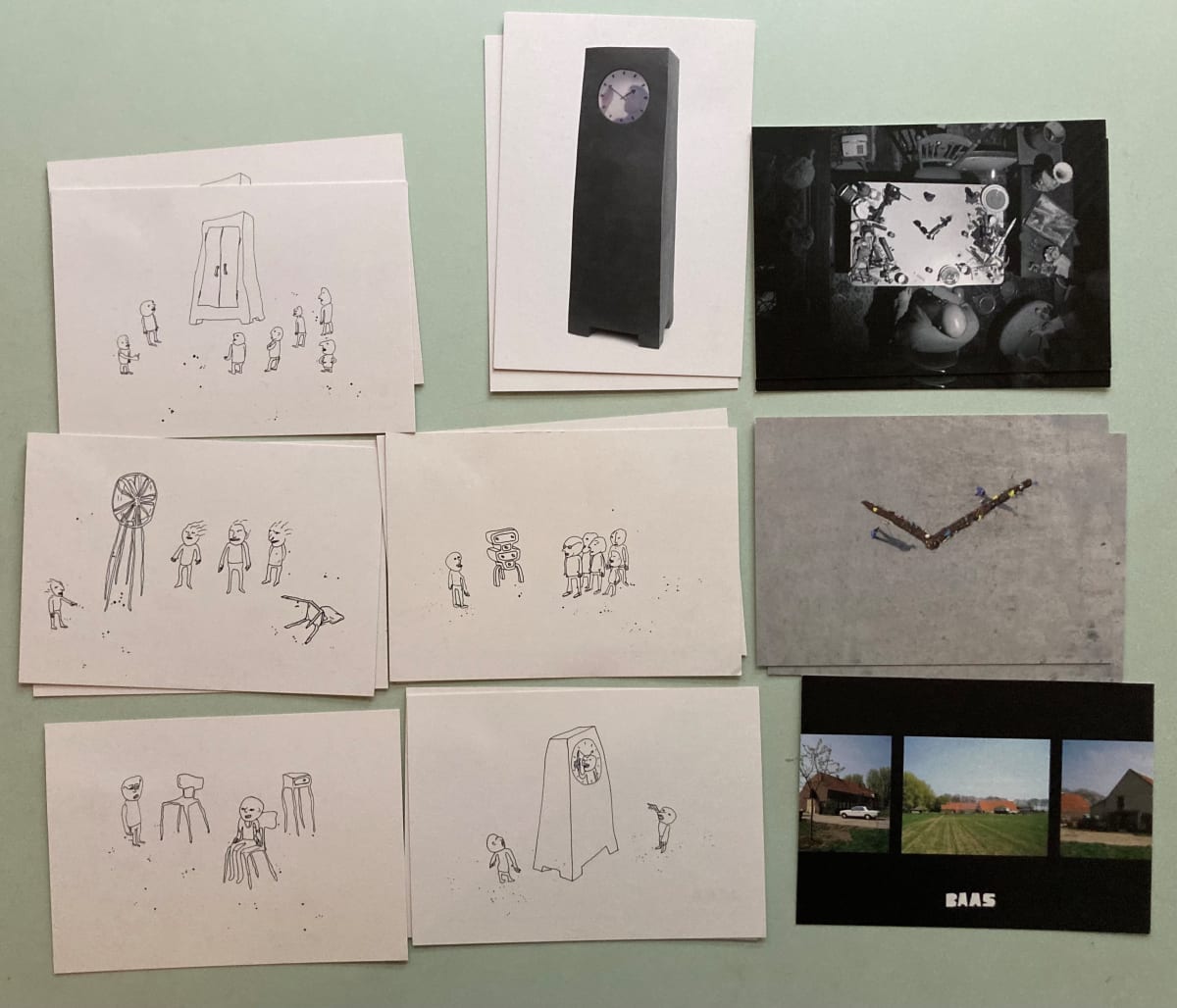 BAAS postcards by Martin Baas, Maarten Baas 