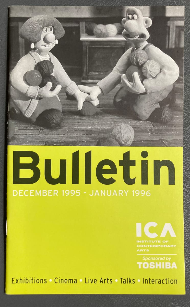 ICA Bulletin December 95-January 96 by Institute of Contemporary Arts 