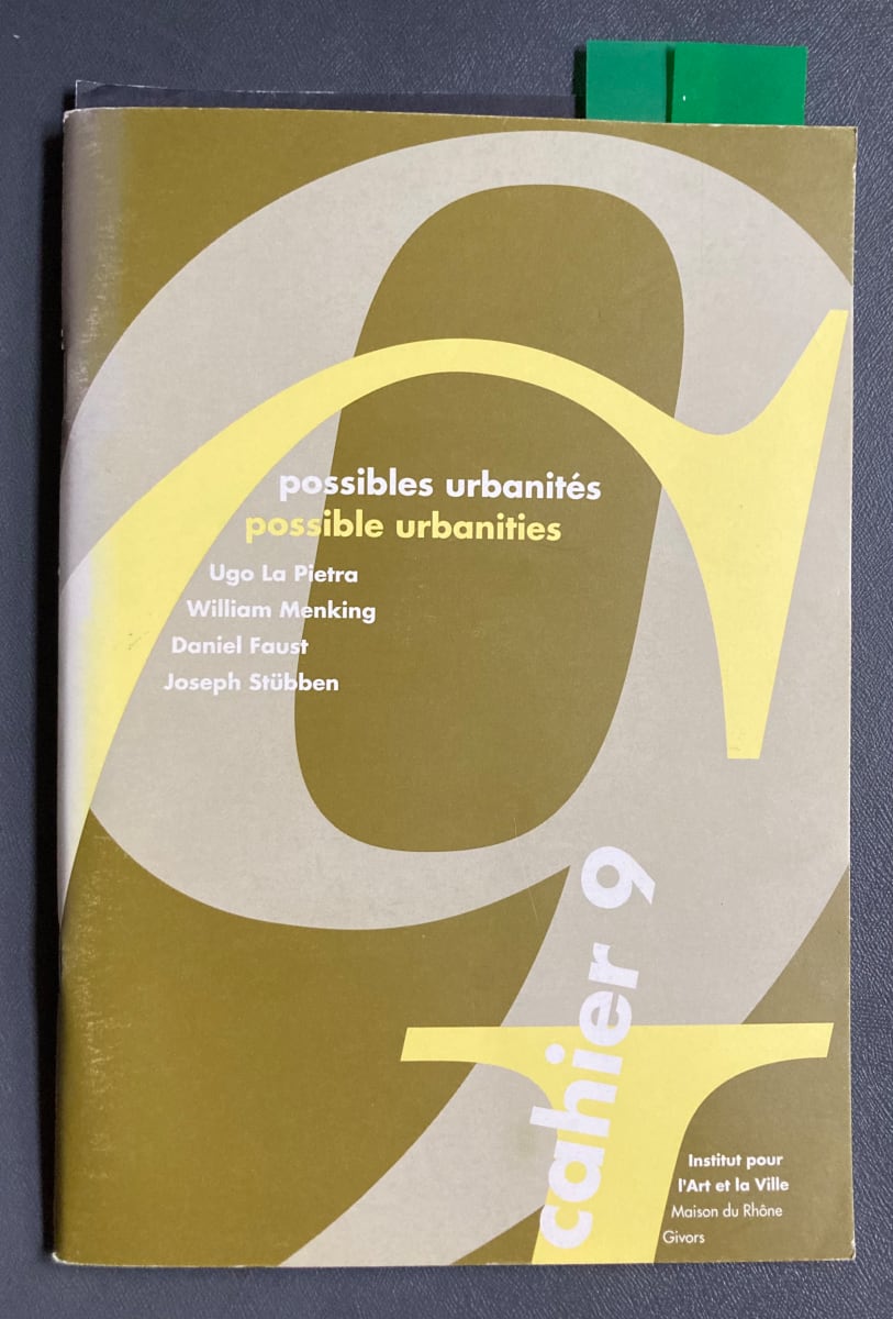 Possible Urbanities brochure by Daniel Faust, Image 1.