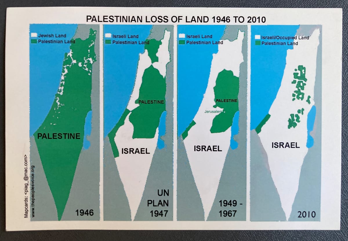 Palestinian Loss of Land 1946-2010 by People's Voice 