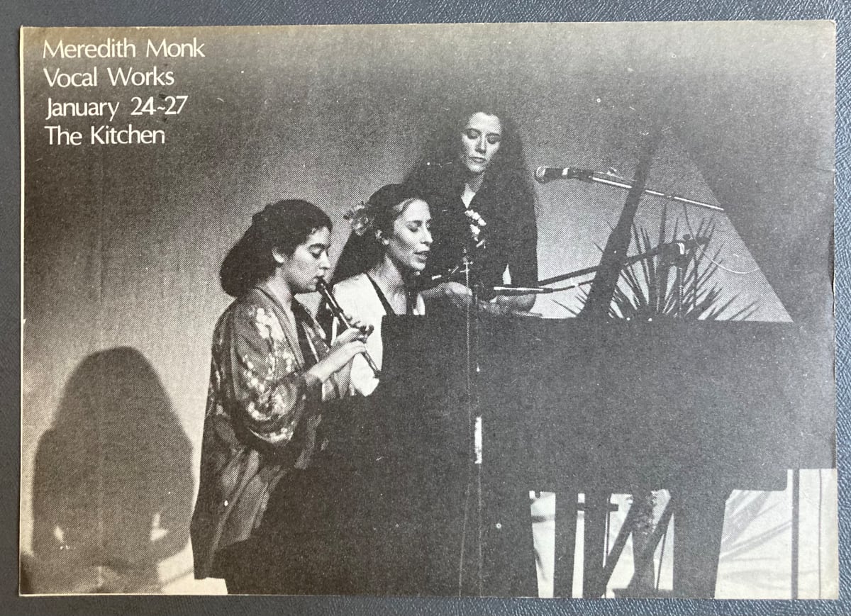 Meredith Monk Vocal Works by Kitchen, Image 1.