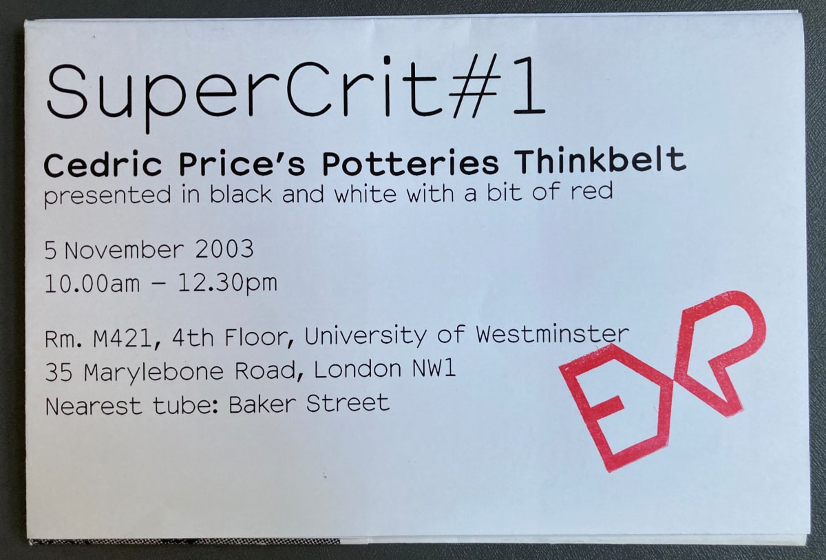 SuperCrit #1 by University of Westminster, Image 1.