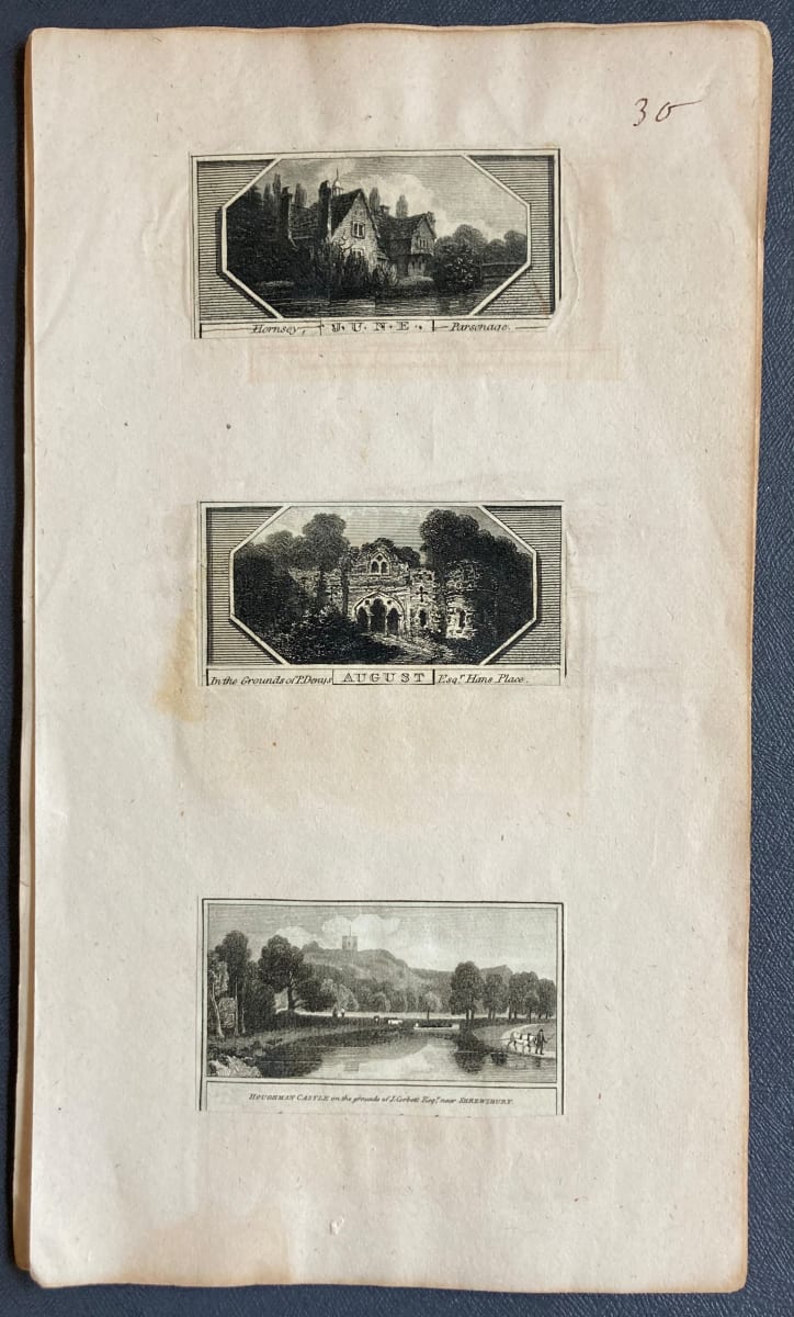 misc. engravings by John Pye 
