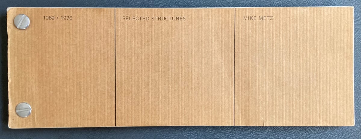 Selected Structures 1969/1976 by Mike Metz, Image 1.