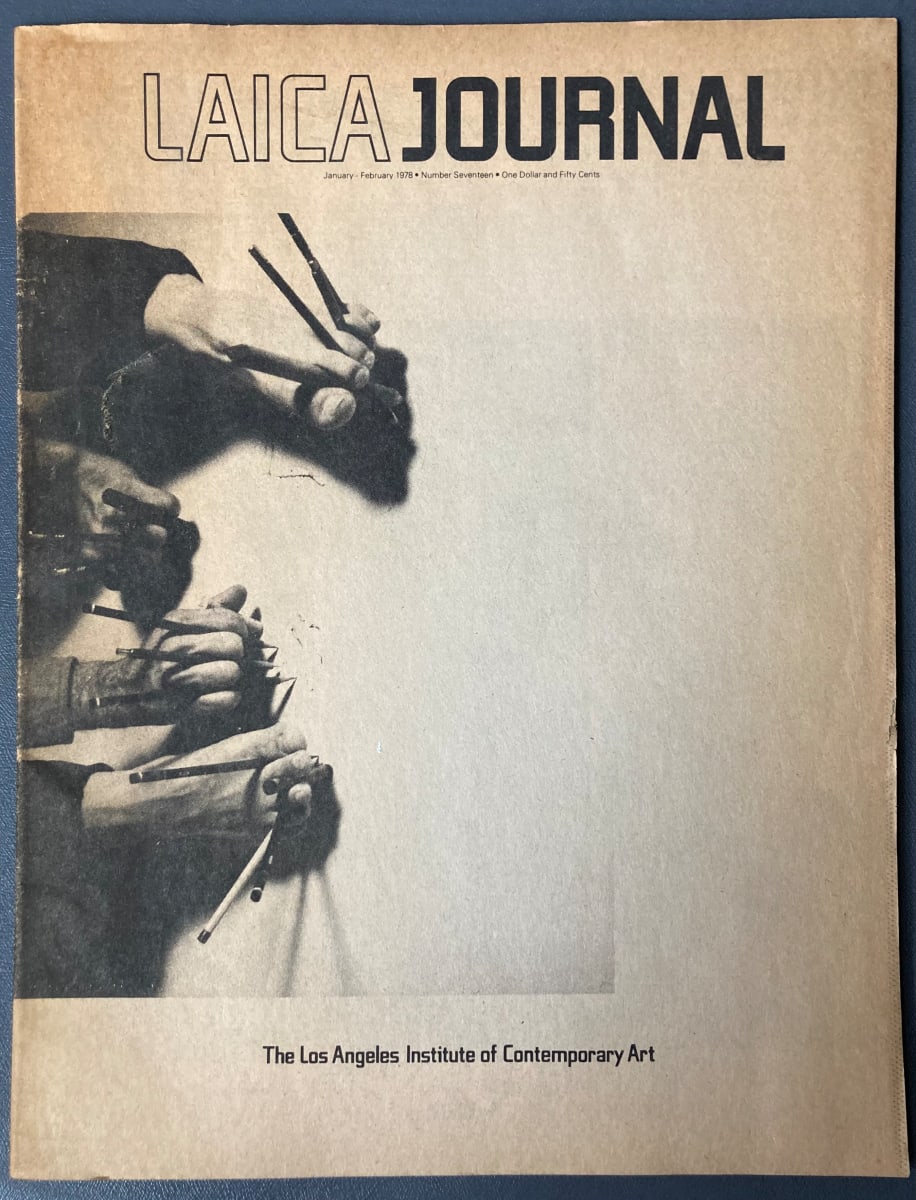 LAICA Journal 17 by Los Angeles Institute of Contemporary Art, Image 1.