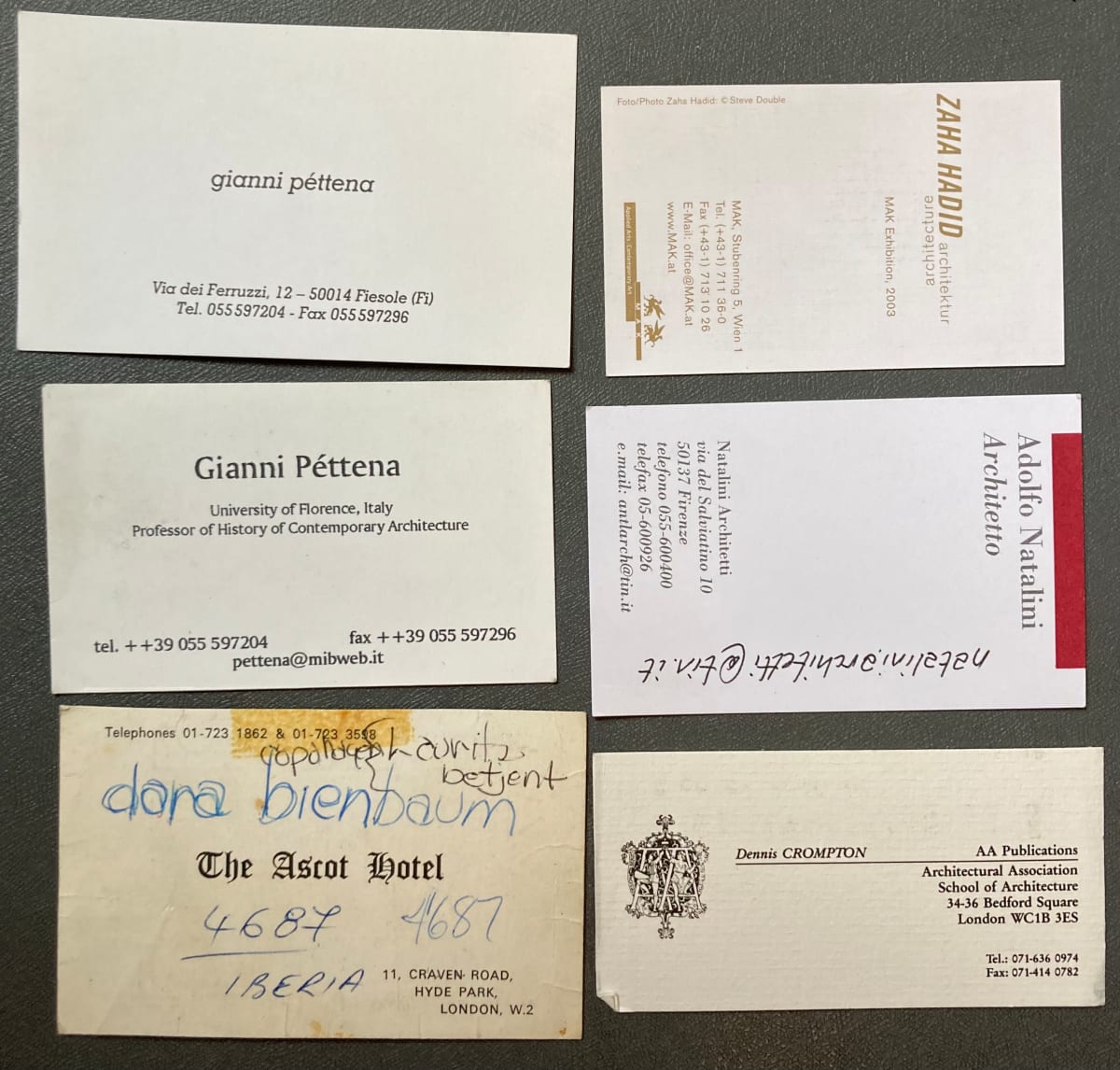 Assorted Business Cards by various 