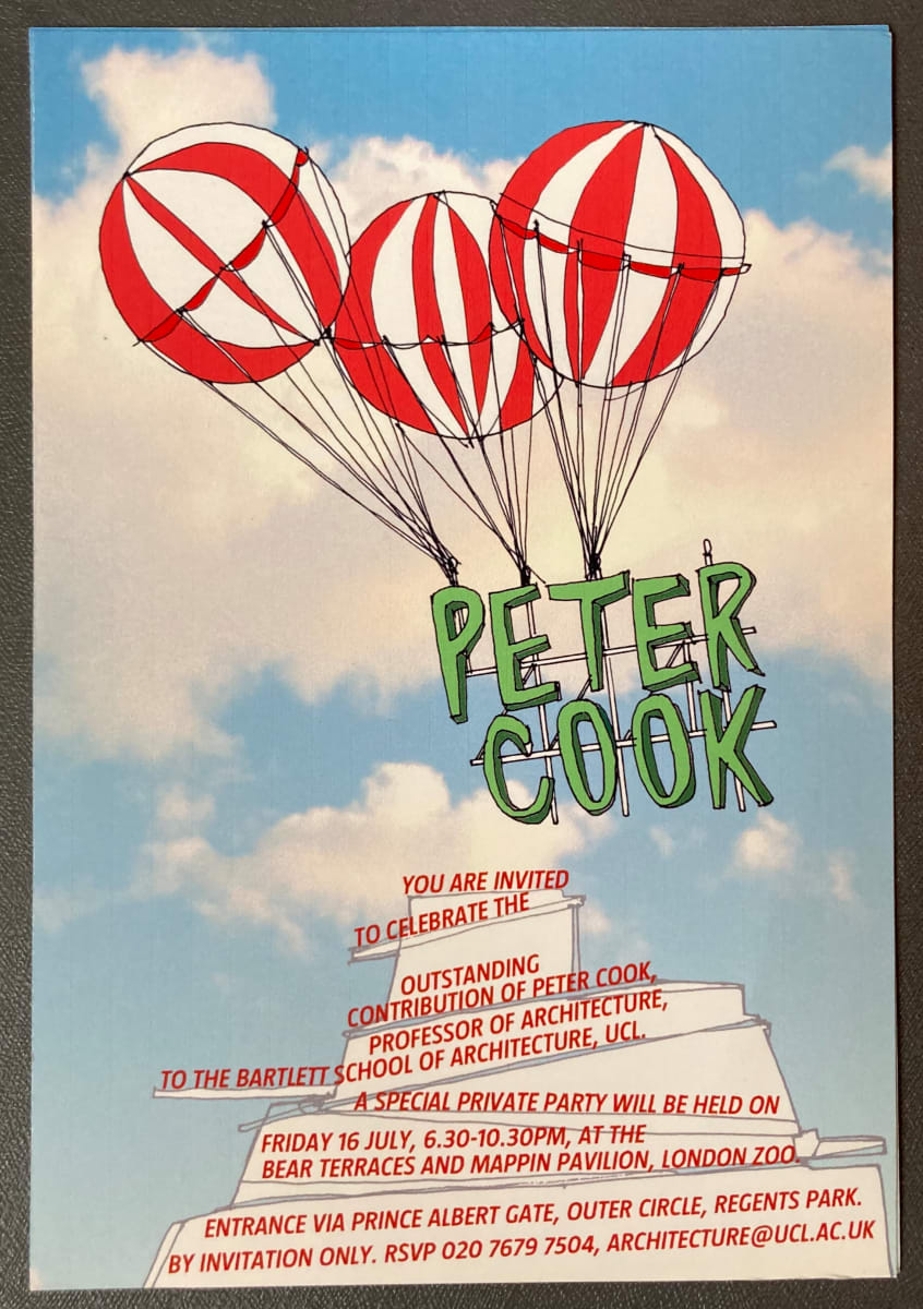 Peter Cook by Bartlett School of Architecture, Image 1.