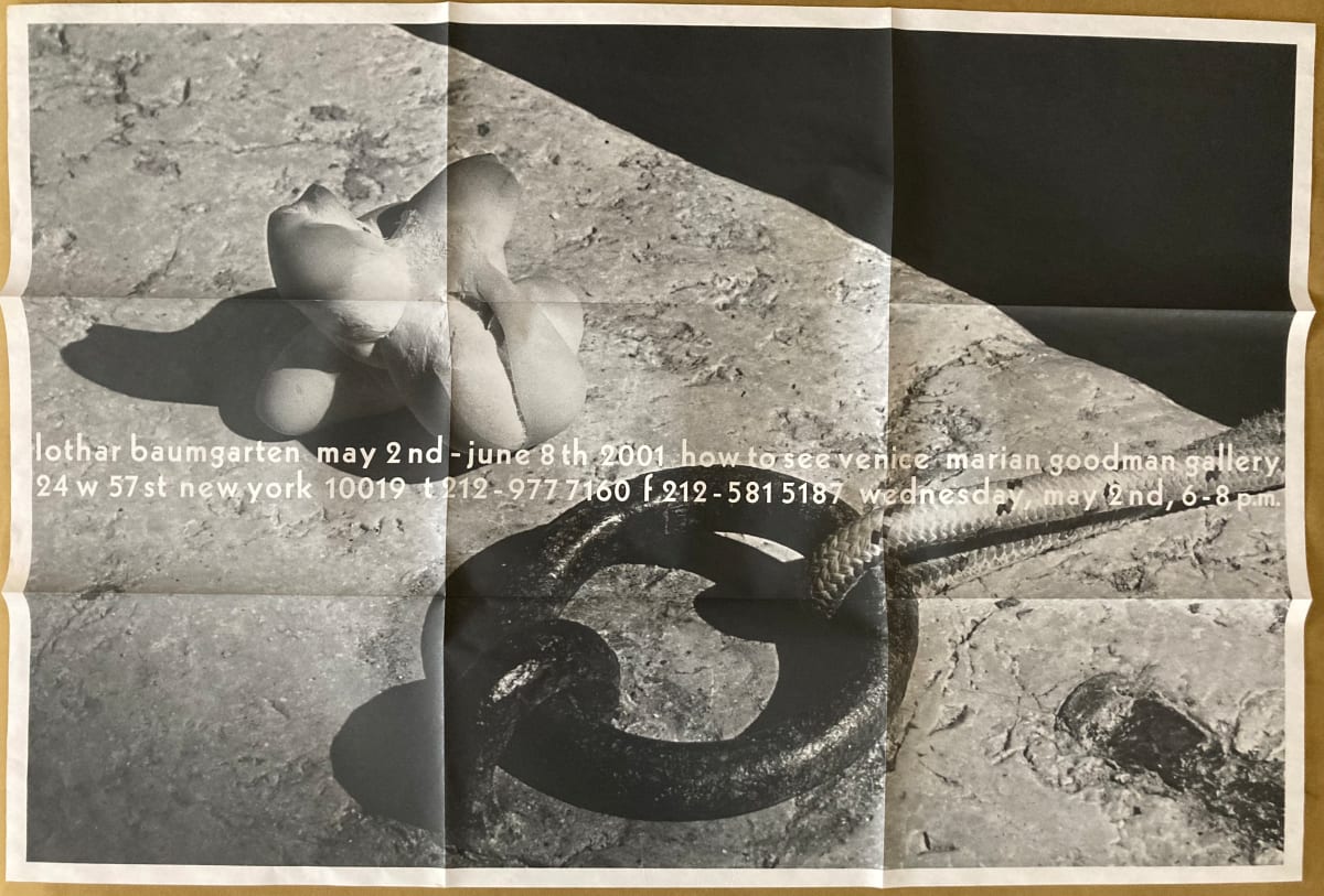 Lothar Baumgarten poster by Marian Goodman Gallery, Image 1.