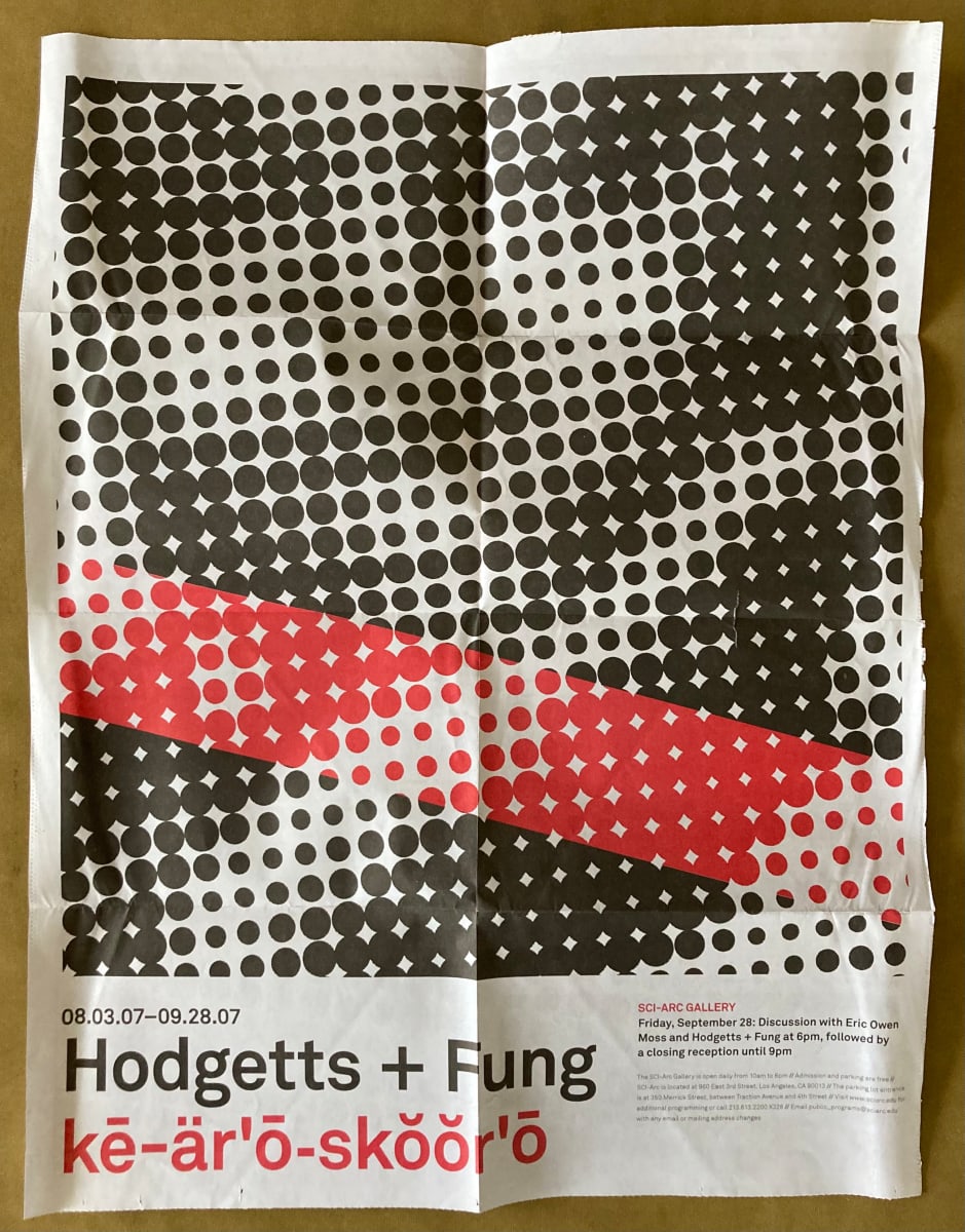 Hodgetts + Fung poster by SCI-ARC, Image 1.