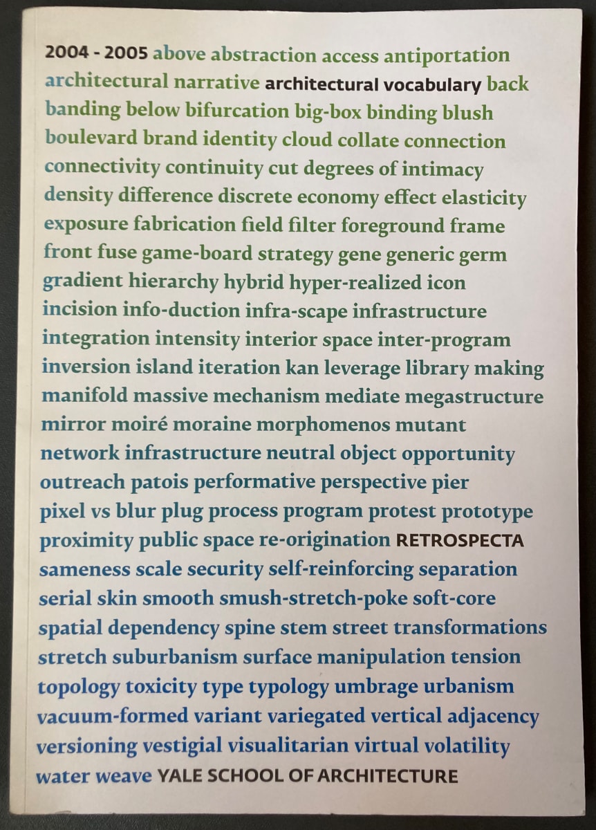 2004-2005 Retrospecta by Yale Architectural Journal, Image 1.