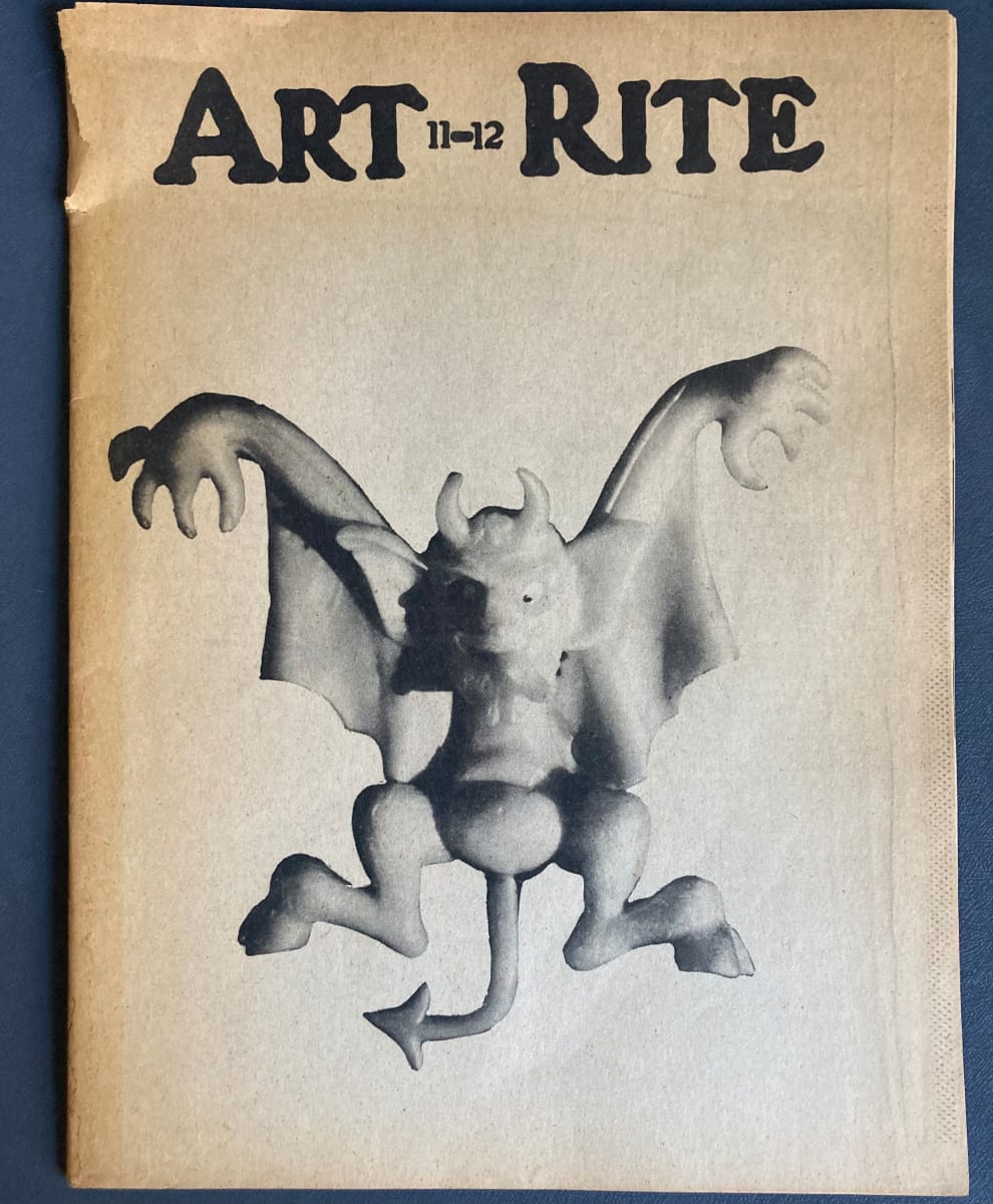 Art-Rite 11-12 (cover: Ed Ruscha) by Ed Ruscha 