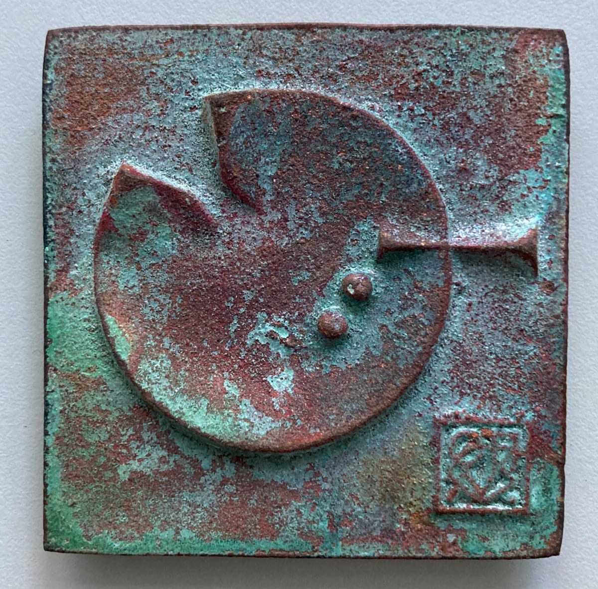 bronze tile by Paolo Soleri 