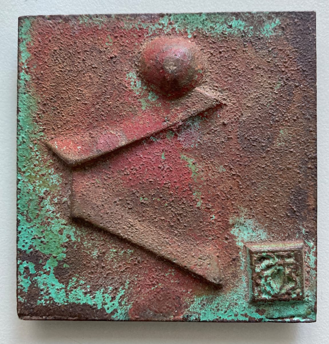 bronze tile by Paolo Soleri, Image 1.