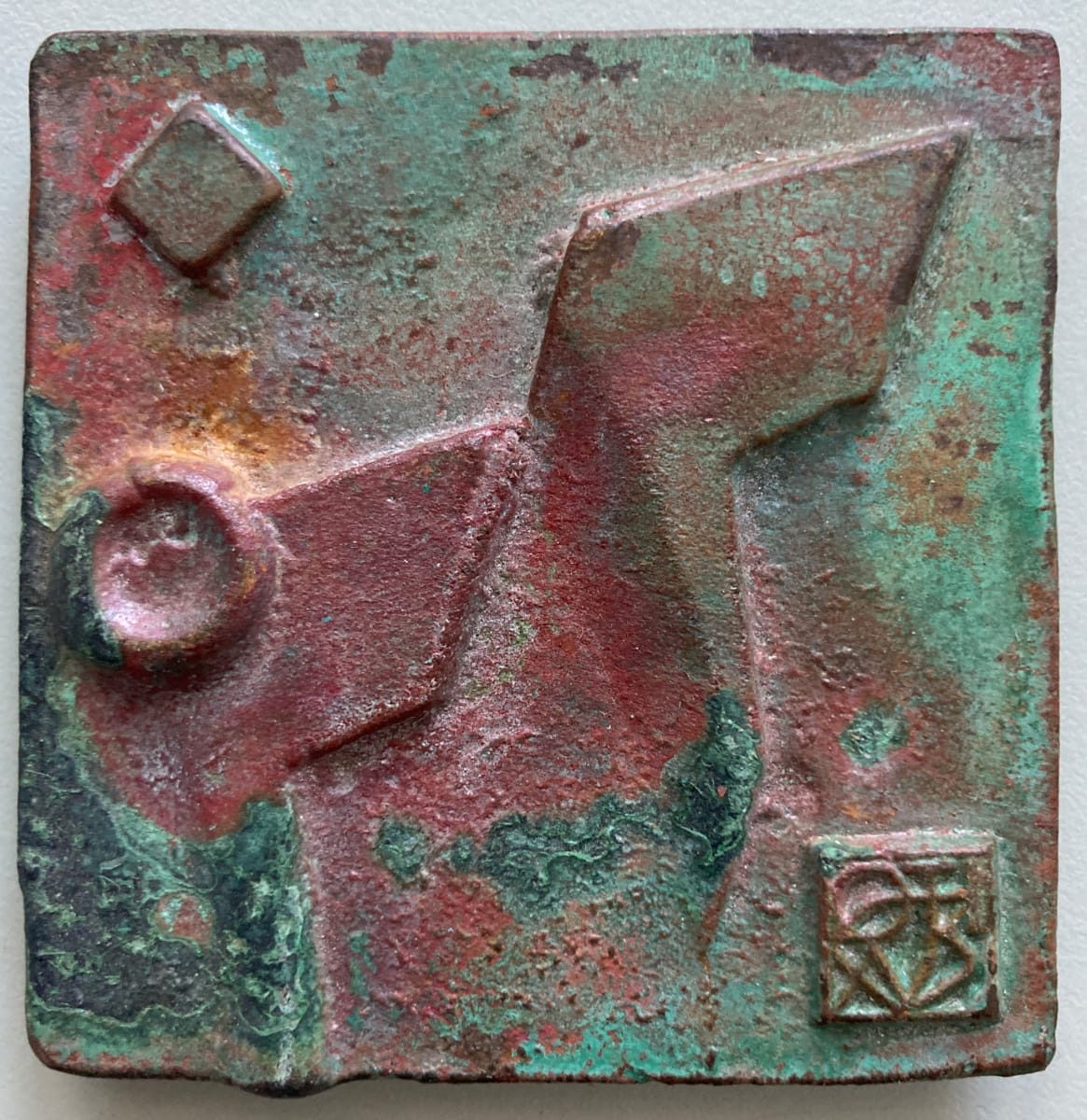 bronze tile by Paolo Soleri 