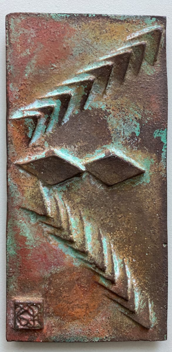 bronze tile by Paolo Soleri 