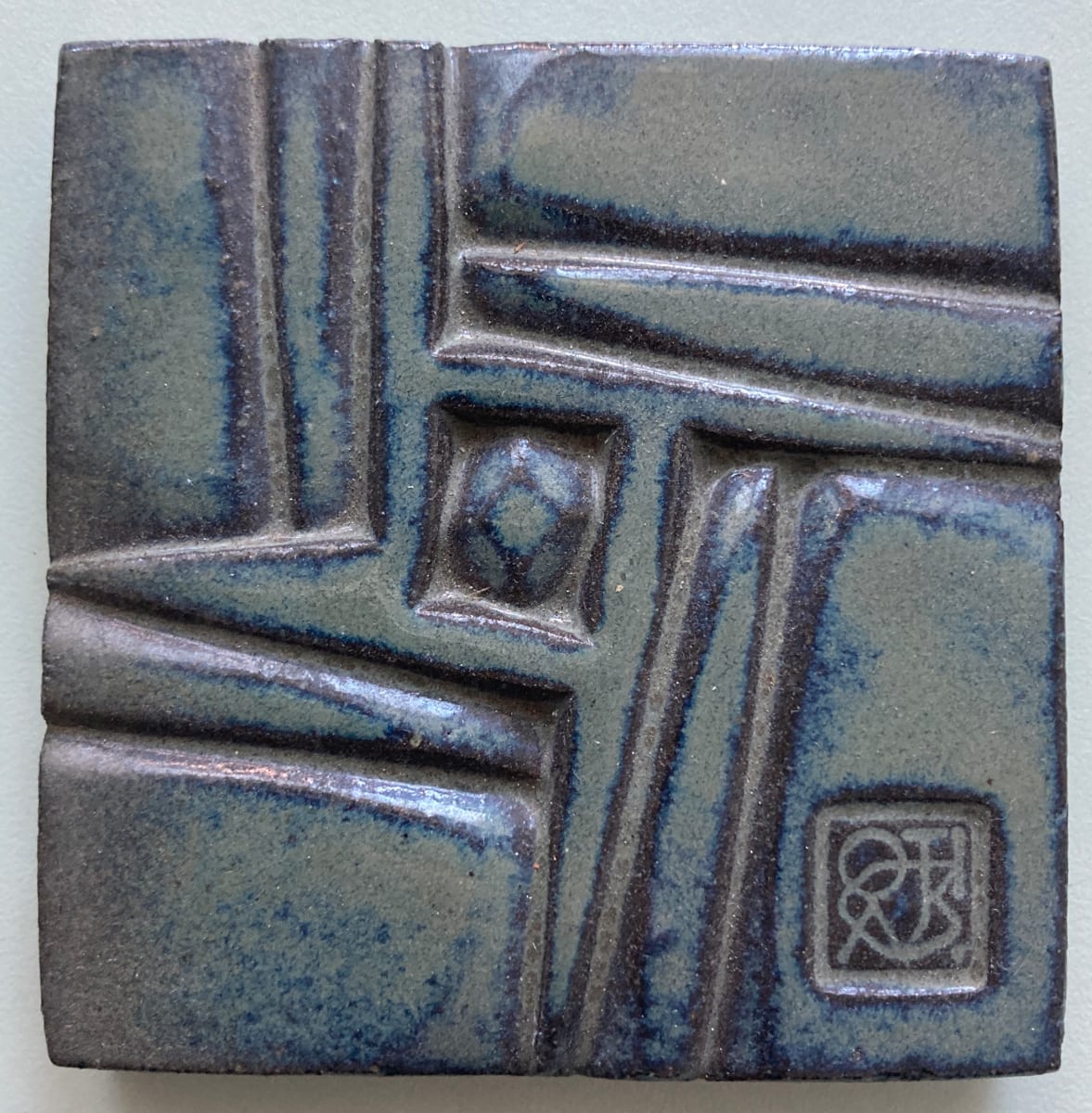 ceramic tile by Paolo Soleri, Image 1.