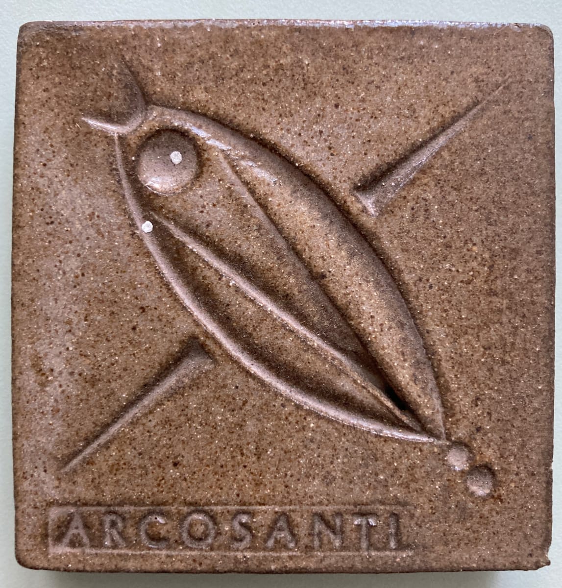 ceramic tile by Paolo Soleri 