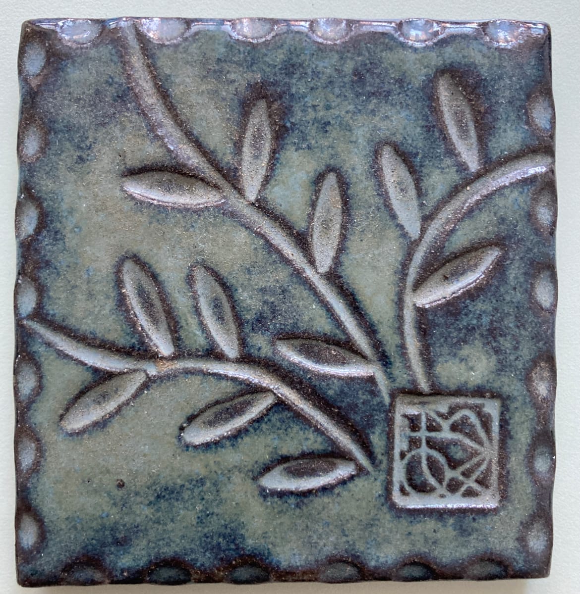 ceramic tile by Paolo Soleri, Image 1.