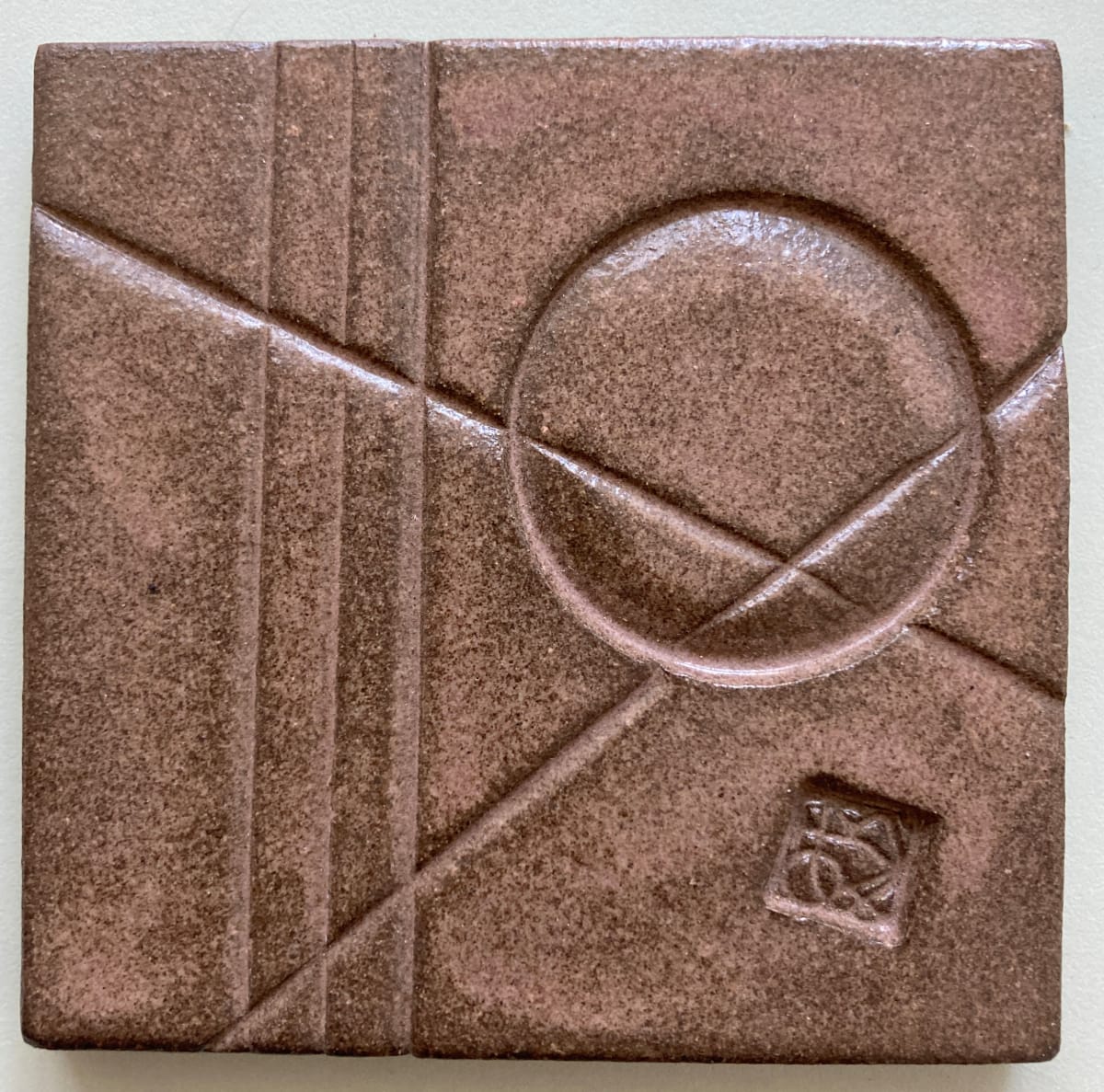 ceramic tile by Paolo Soleri, Image 1.