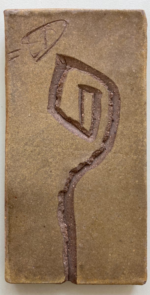 ceramic tile by Paolo Soleri, Image 1.