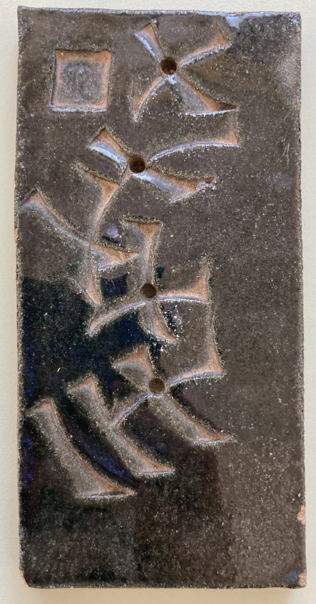 ceramic tile by Paolo Soleri, Image 1.