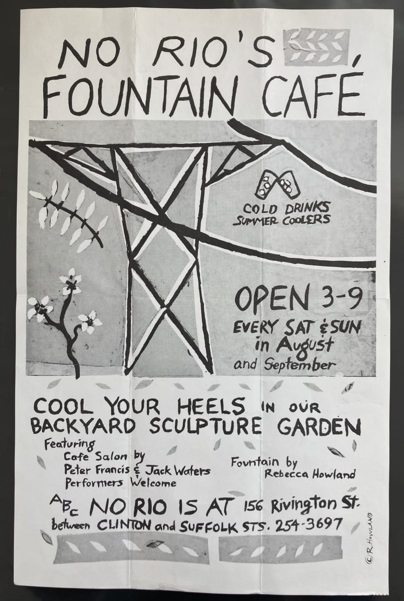 No Rio's Fountain Cafe by ABC No Rio, Image 1.