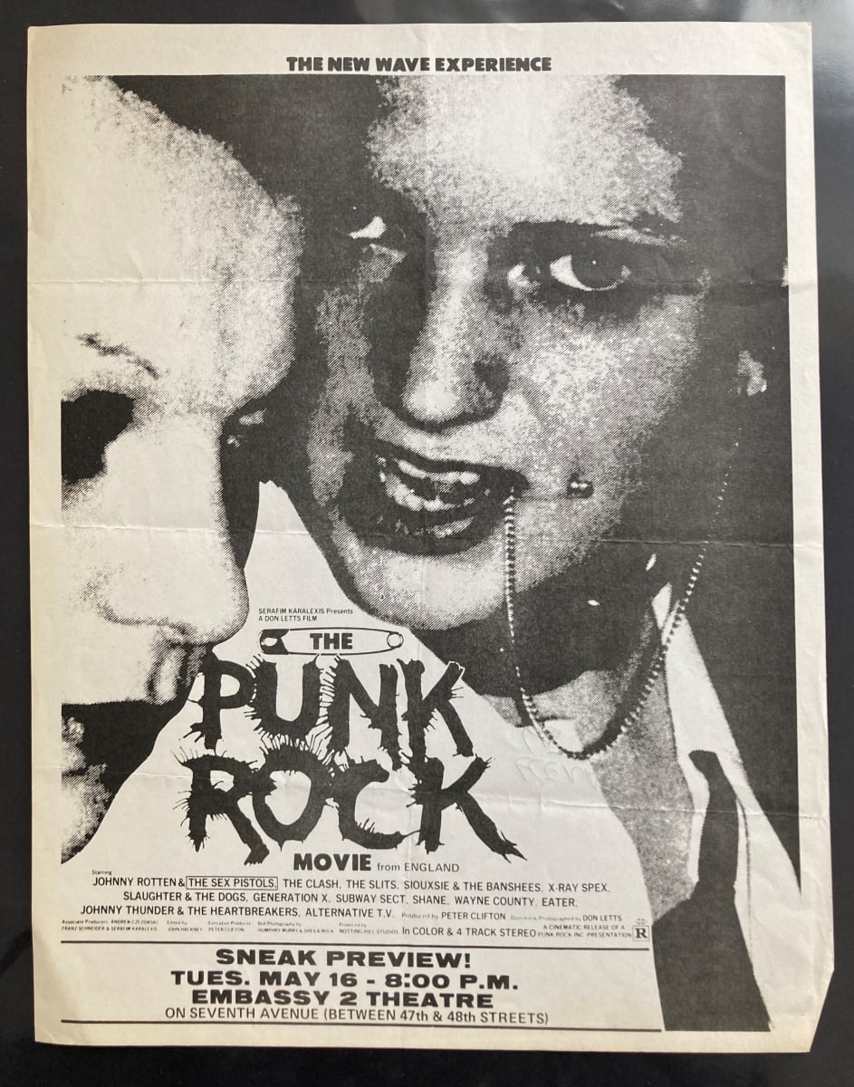 Punk Rock Movie flyer by Don Letts, Image 1.