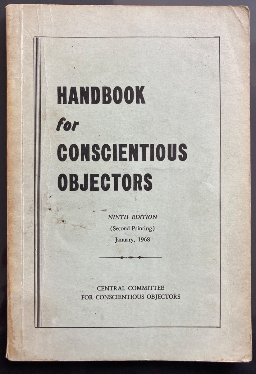 Handbook for Conscientious Objectors by Central Committee for Conscientious Objectors 