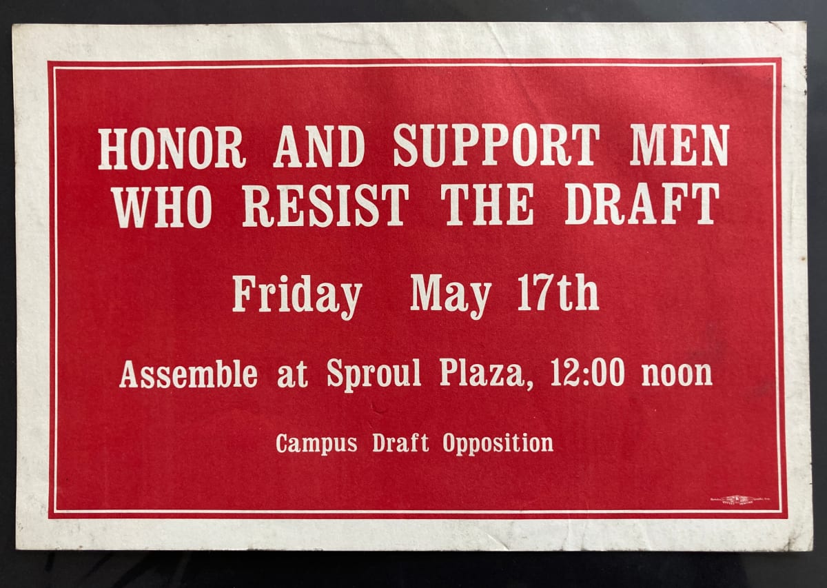 Honor and Support Men Who Resist the Draft by Campus Draft Opposition, Image 1.