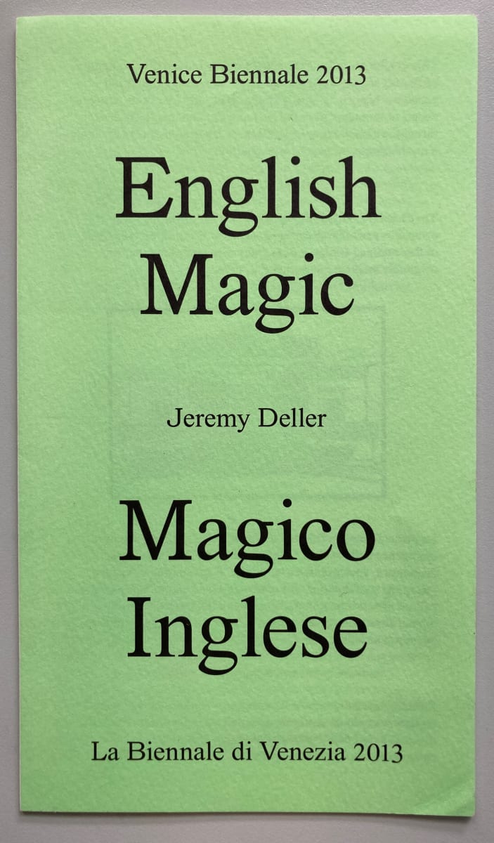 English Magic by Jeremy Deller, Image 1.