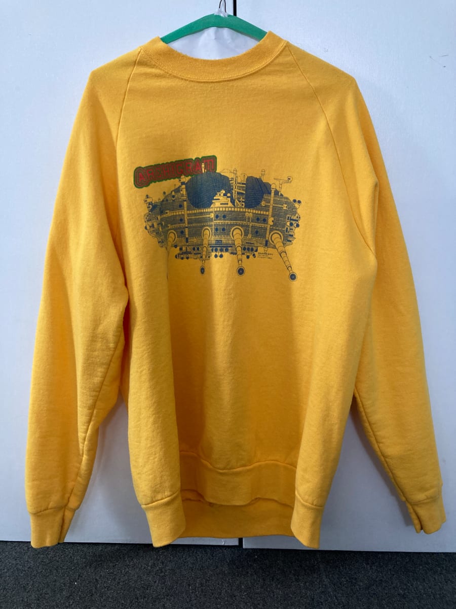 crew neck sweatshirt by Archigram 