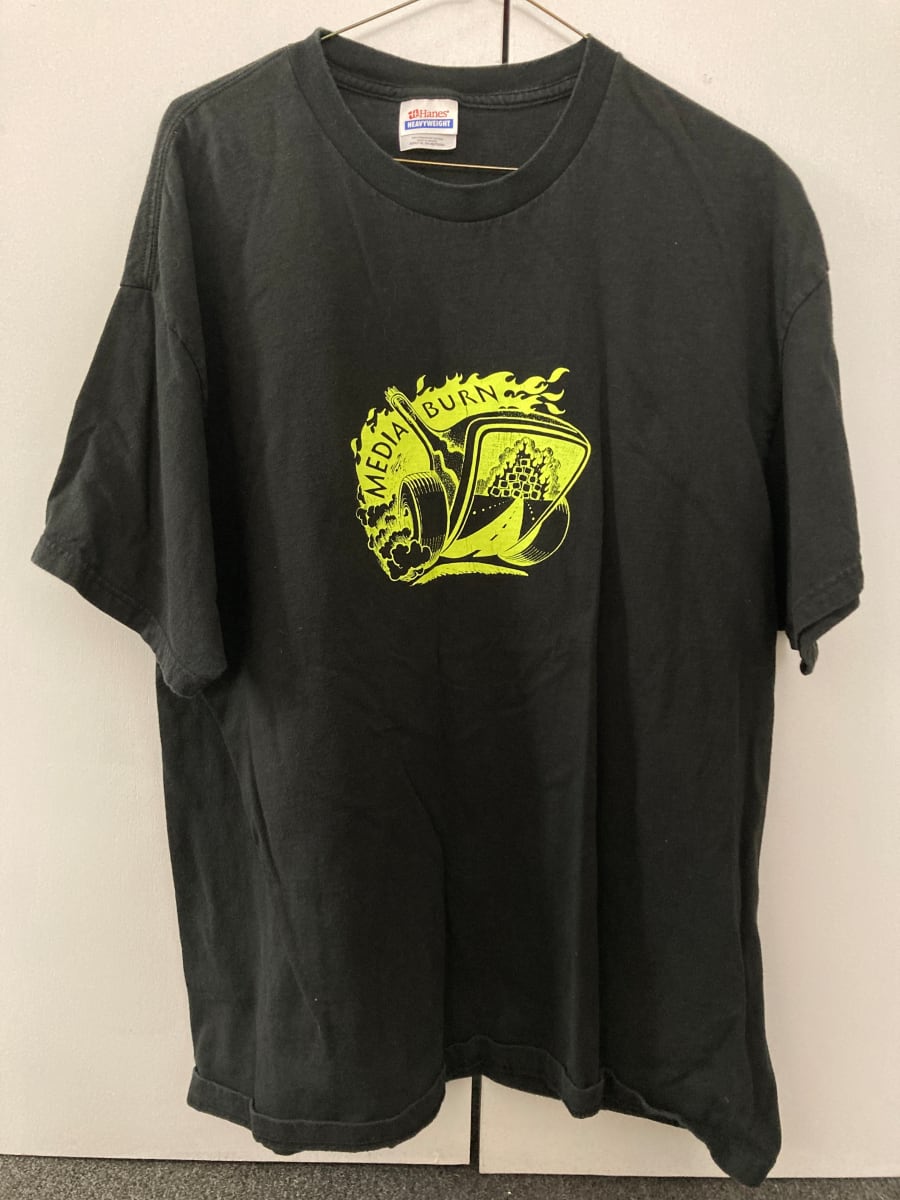media burn t-shirt by Ant Farm, Image 1.
