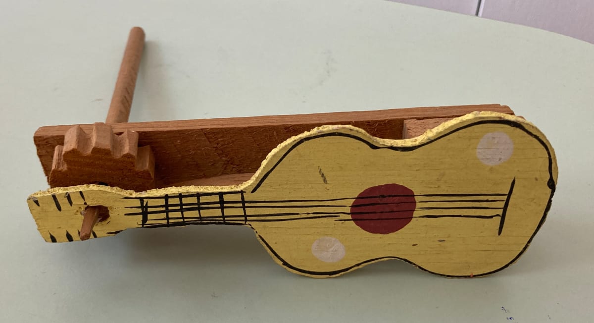 guitar noisemaker by folk art unknown, Image 1.