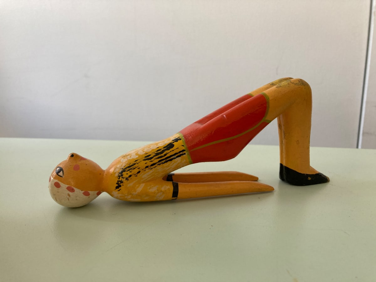 reclining figure by folk art unknown 