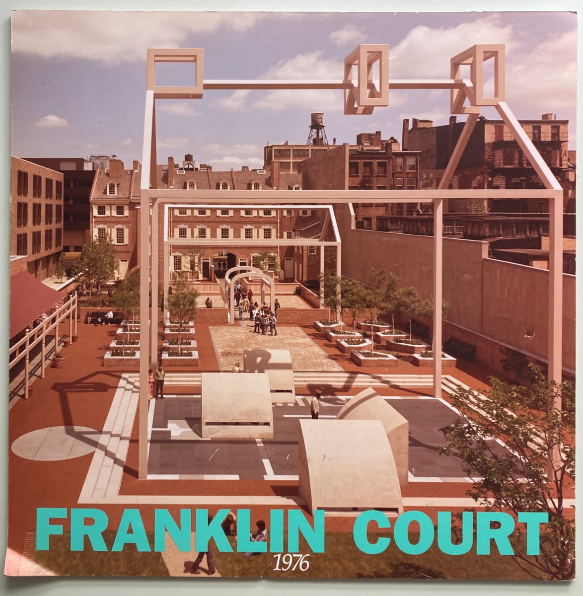 Franklin Court 1976 by Denise Scott Brown, Robert Venturi 