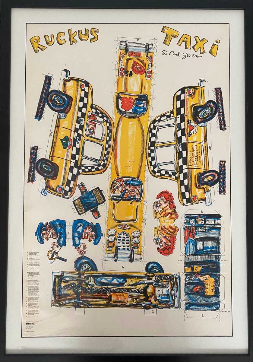 Ruckus Taxi by Red Grooms 