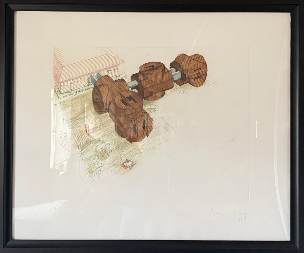 Alternative Proposal for an Addition to the Allen Memorial Museum, Oberlin, Ohio by Claes Oldenburg 