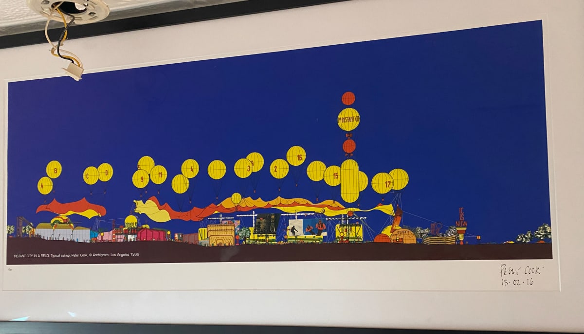 Instant City in a Field: Typical set-up by Peter Cook, Image 1.