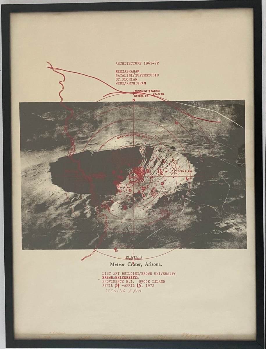 Architecture 1962–72, List Art Building/Brown University, April 11–April 15, 1972 by Adolfo Natalini 