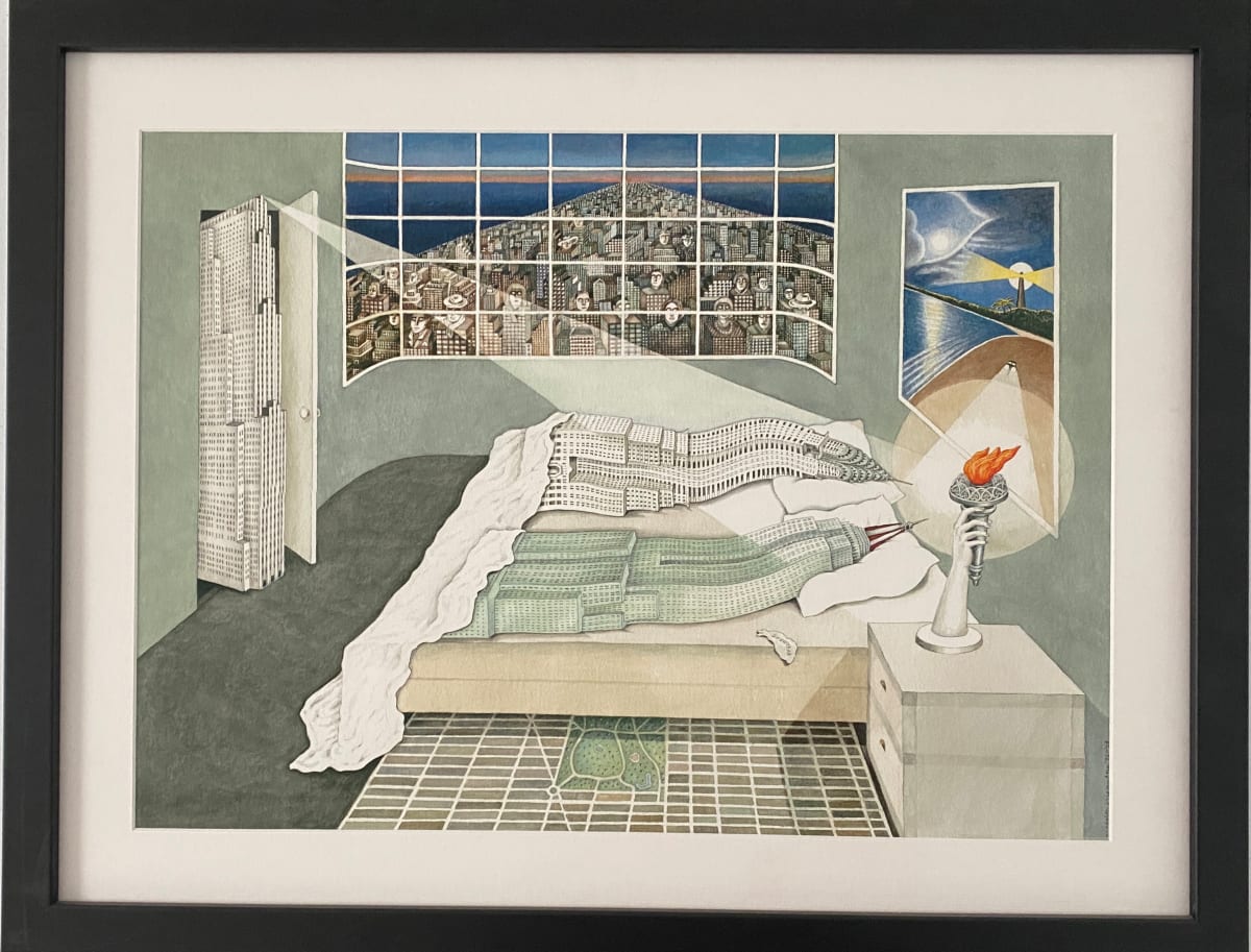 Flagrant Délit, Artist's Revision, 1985 by Madelon Vriesendorp, Image 2.