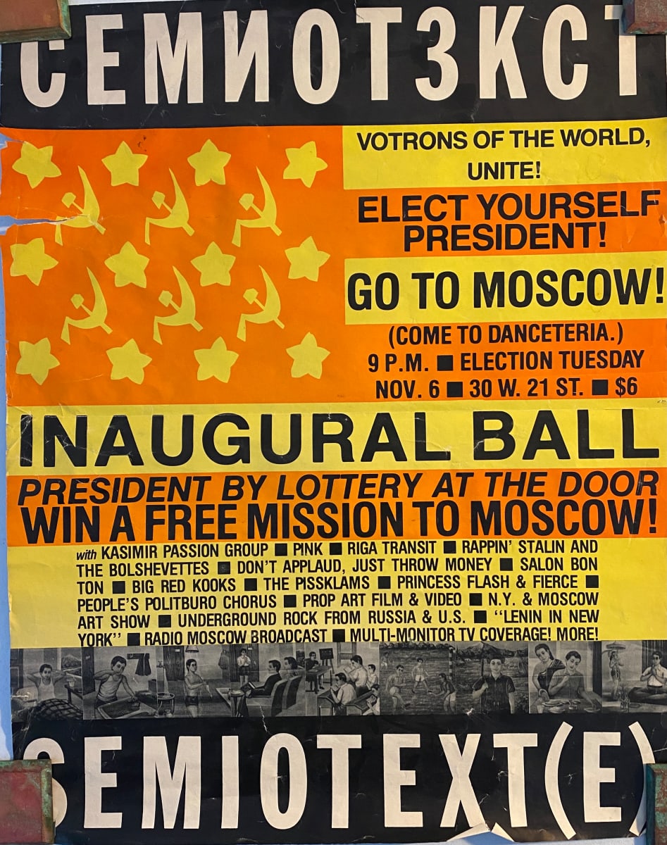 Semiotext(e) Inaugural Ball Poster by Semiotext(e) 