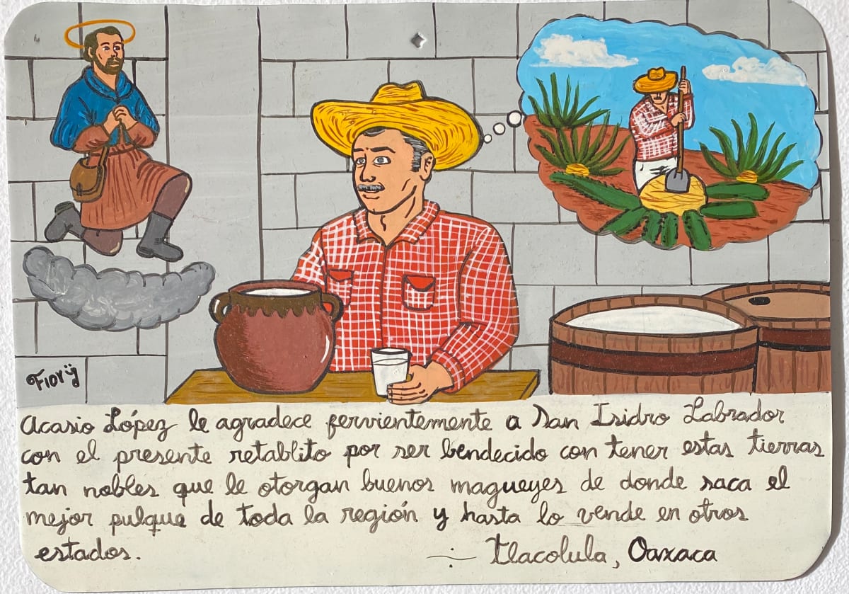 Set of 3 retablos by Flor Palomares, Image 3.