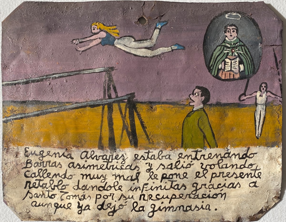 Retablo de Eugenia Alvares by folk art unknown, Image 1.
