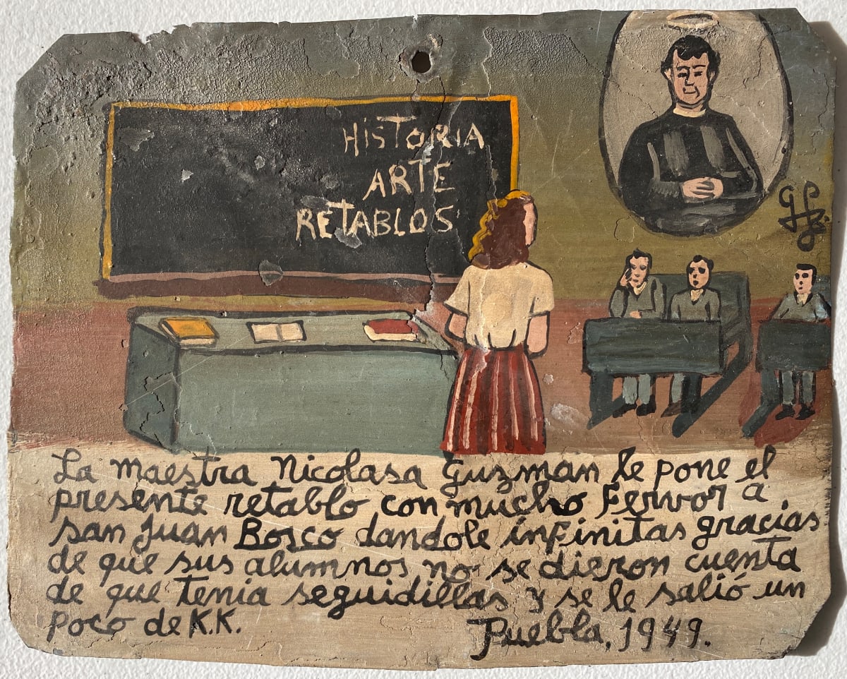 Retablo de Nicolasa Guzman by folk art unknown, Image 1.