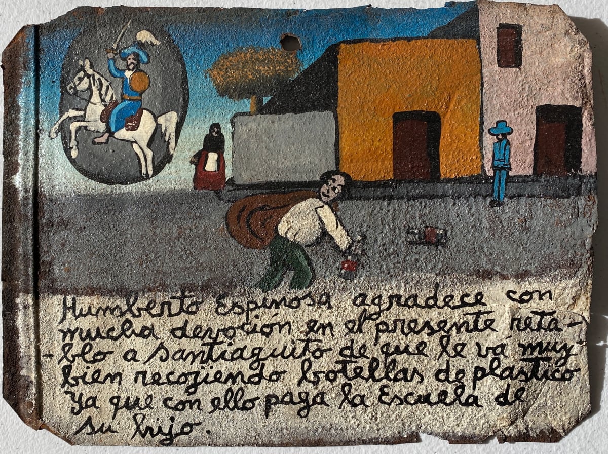 Retablo de Humberto Espinosa by folk art unknown, Image 1.