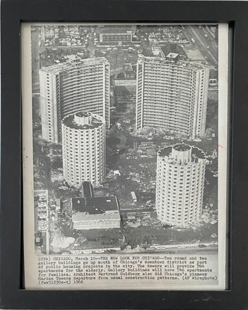 AP Photo of Bertrand Goldberg's Raymond Hilliard Homes by AP Wire Photo 